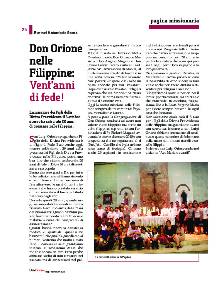 Don Orione oggi, 2011, 09, pagina 24
