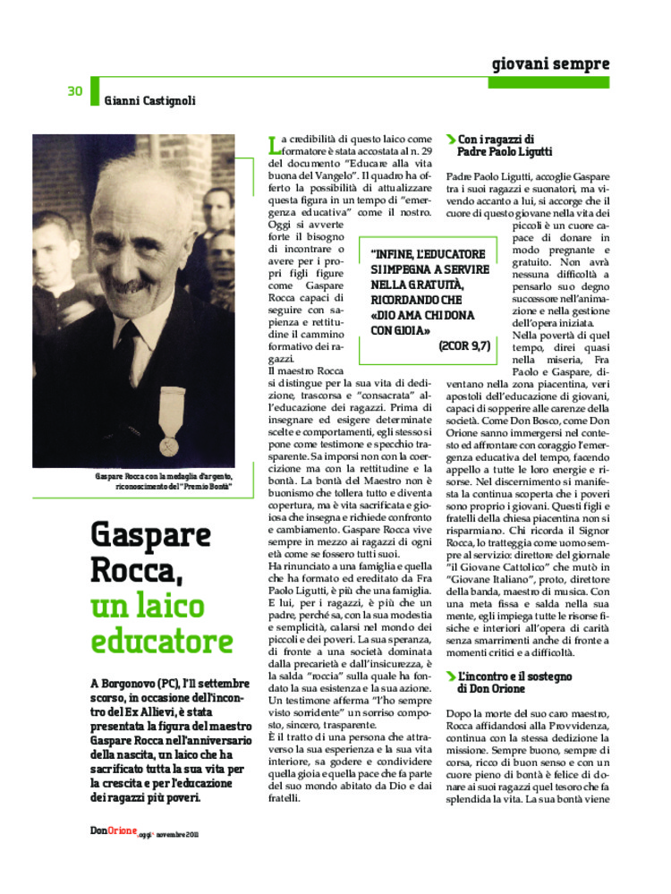 Don Orione oggi, 2011, 09, pagina 30