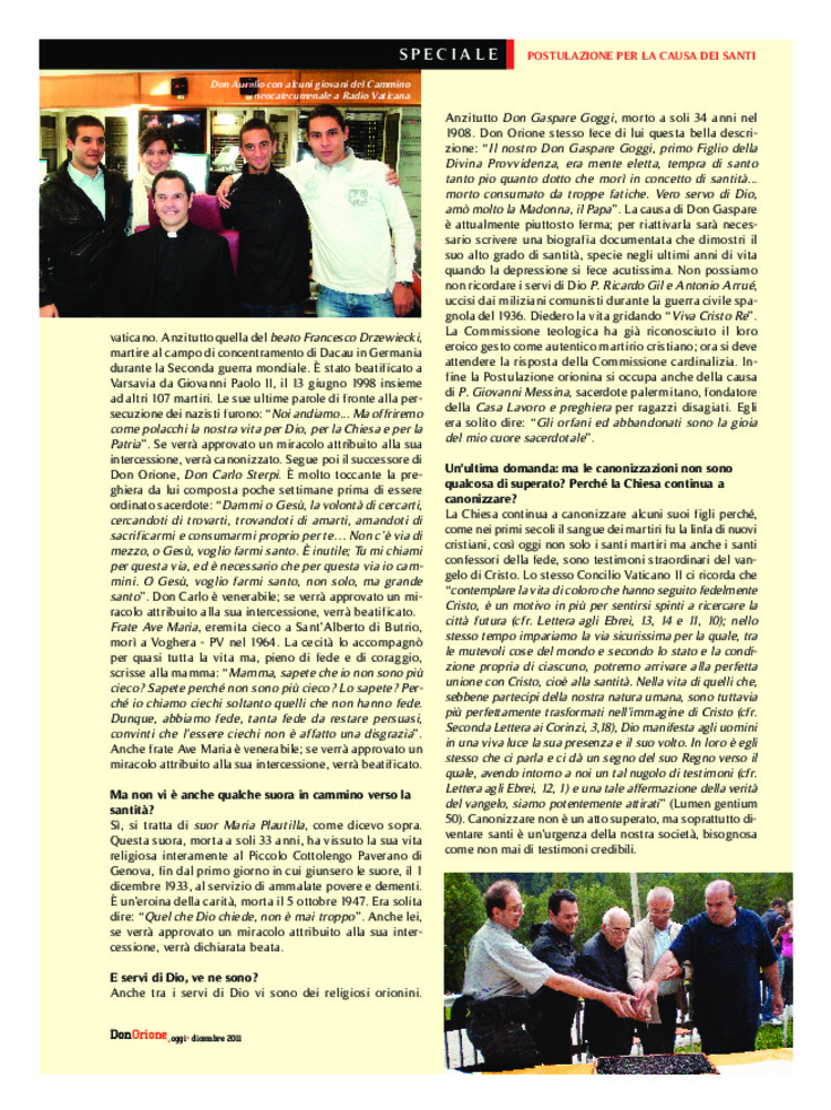 Don Orione oggi, 2011, 10, pagina 18