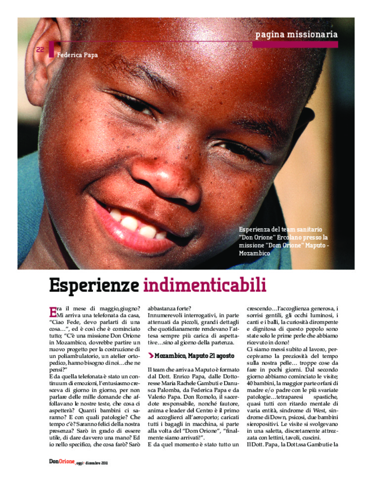 Don Orione oggi, 2011, 10, pagina 22