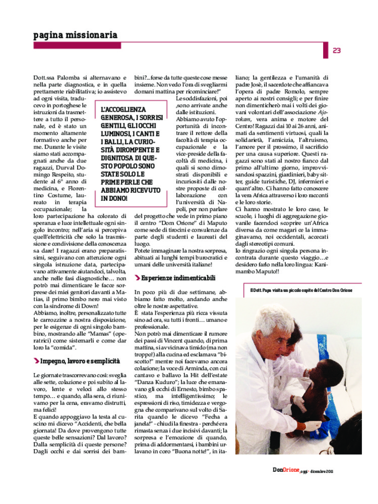 Don Orione oggi, 2011, 10, pagina 23