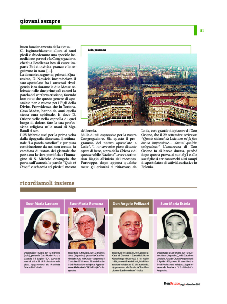 Don Orione oggi, 2011, 10, pagina 31