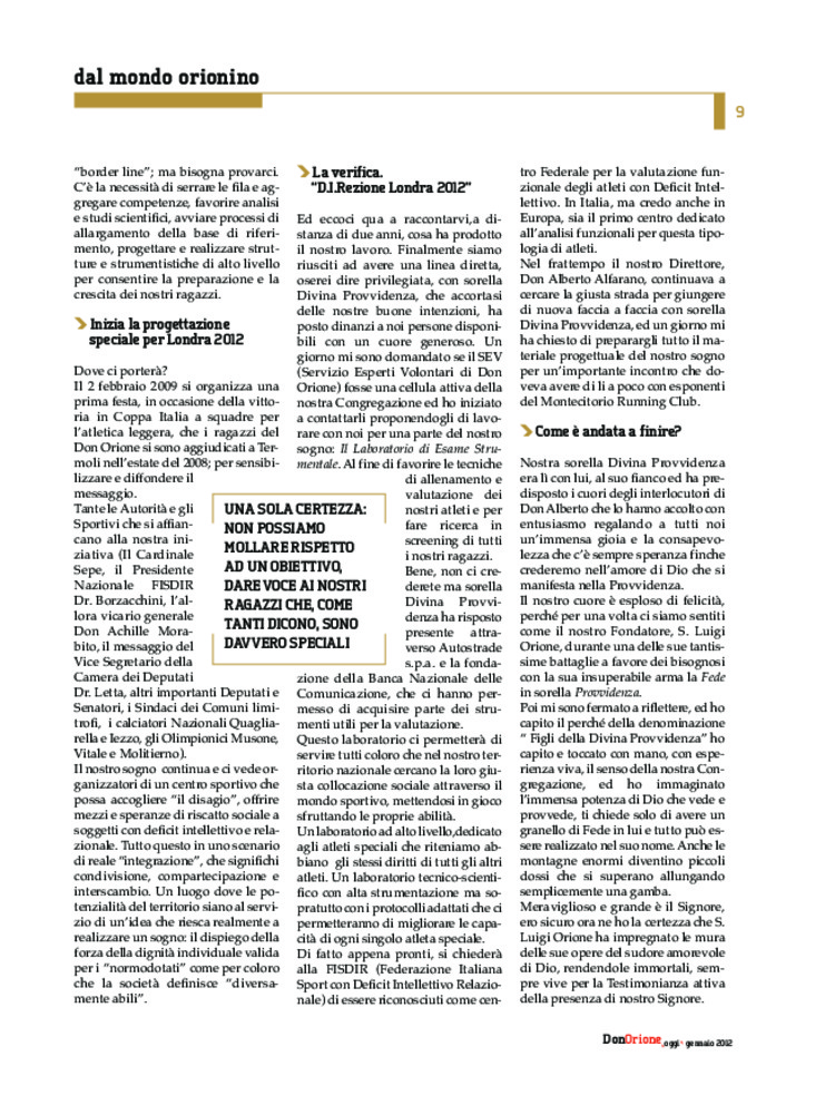 Don Orione oggi, 2012, 01, pagina 9