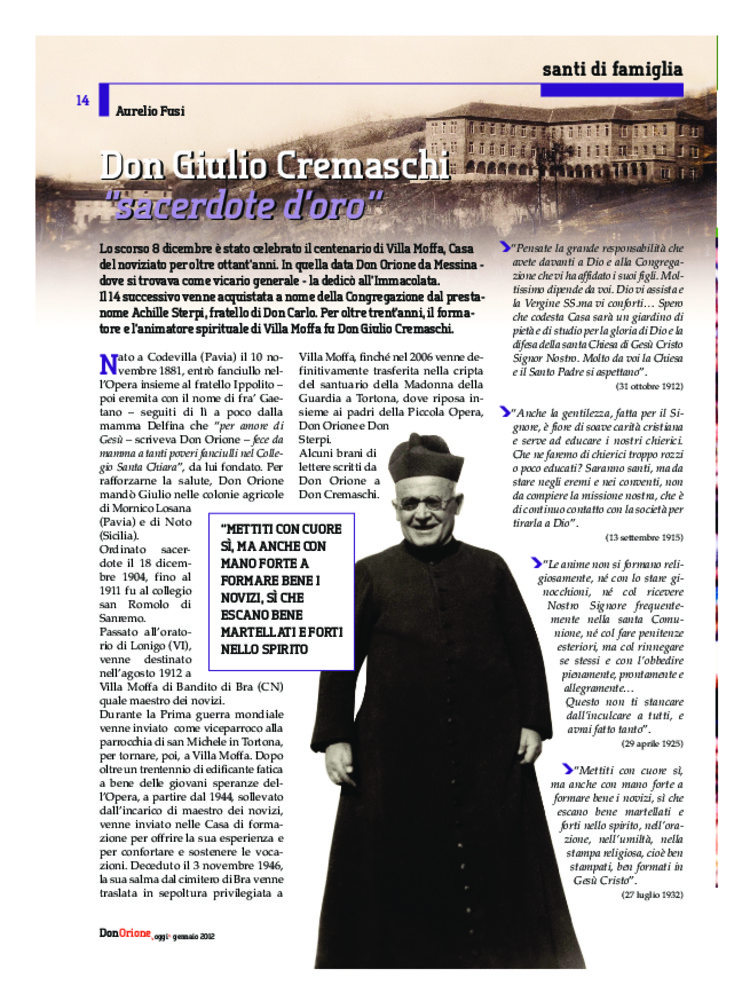 Don Orione oggi, 2012, 01, pagina 14