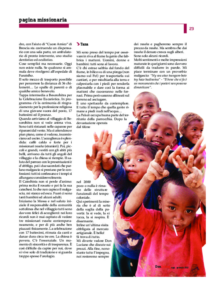 Don Orione oggi, 2012, 01, pagina 23