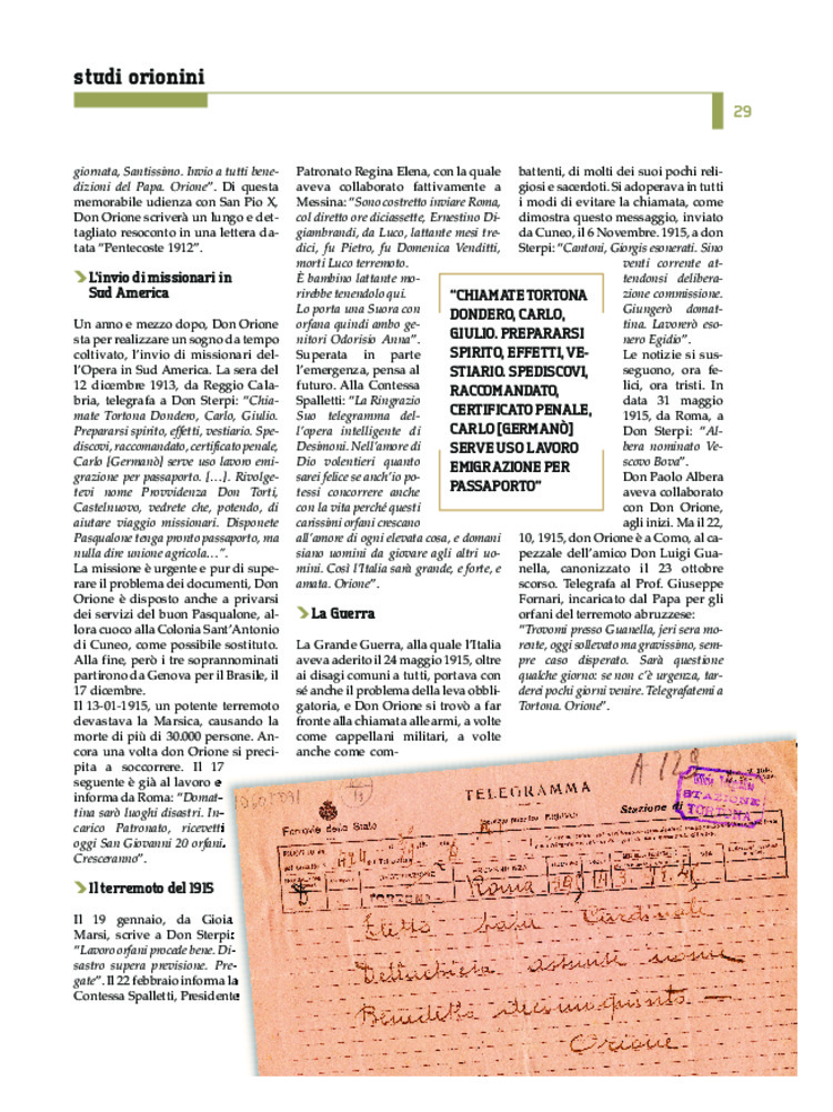 Don Orione oggi, 2012, 01, pagina 29