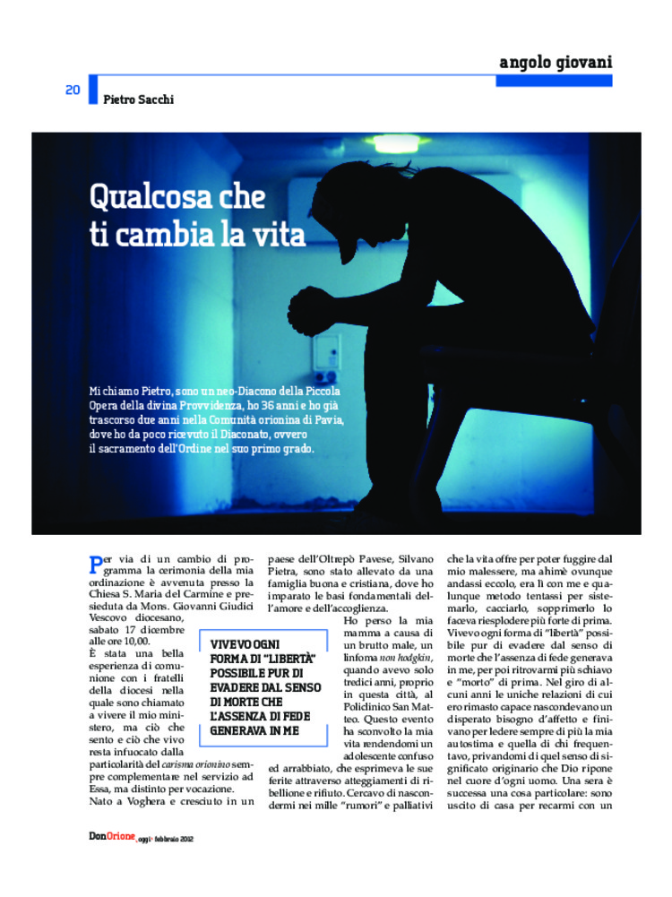 Don Orione oggi, 2012, 02, pagina 20