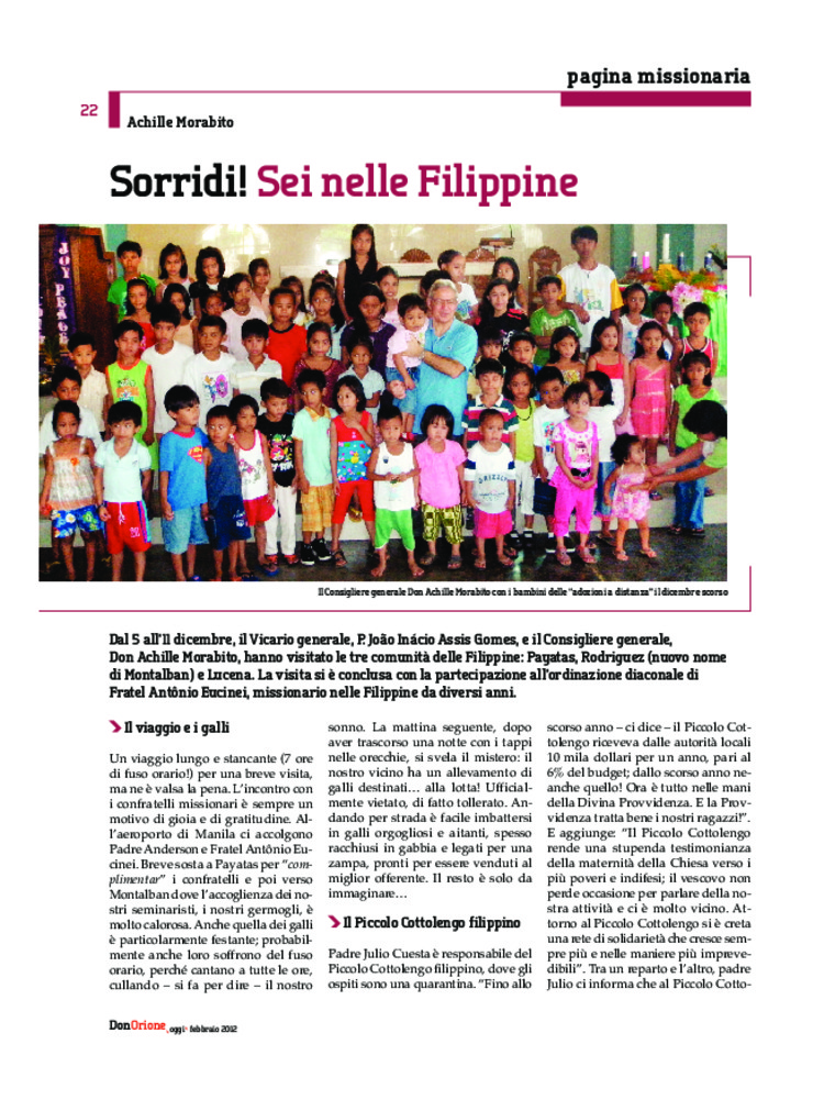 Don Orione oggi, 2012, 02, pagina 22