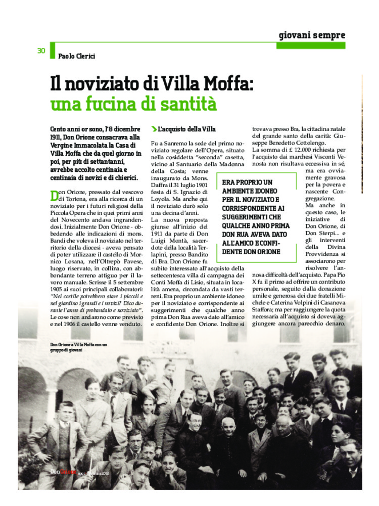Don Orione oggi, 2012, 02, pagina 30
