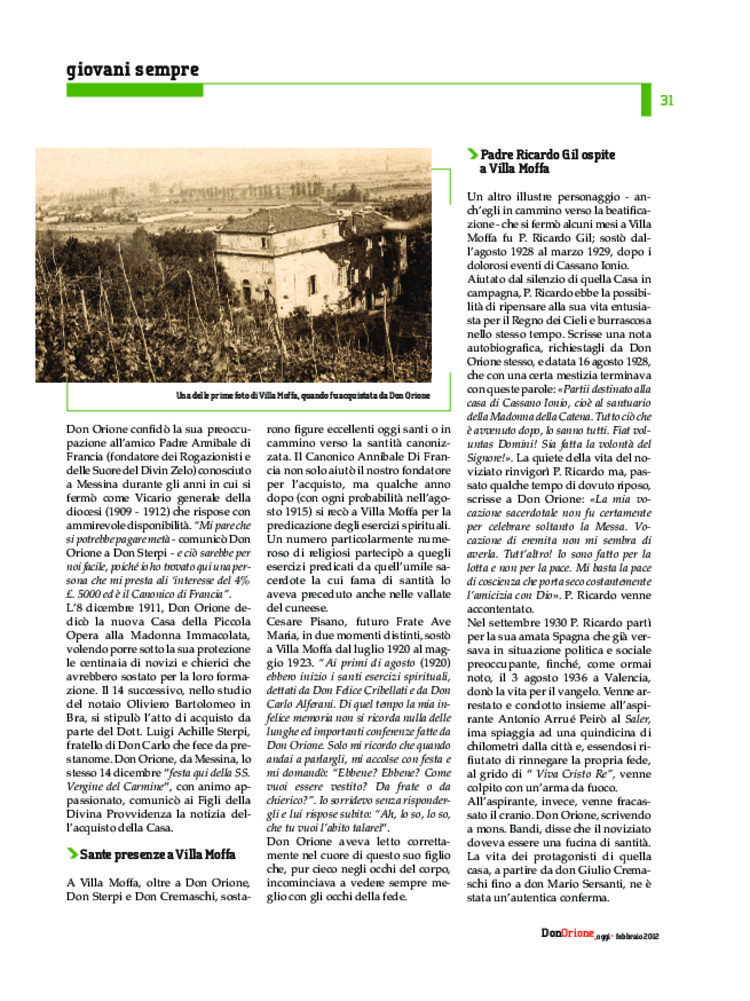 Don Orione oggi, 2012, 02, pagina 31