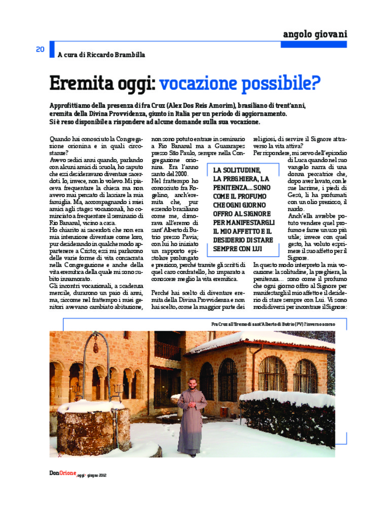 Don Orione oggi, 2012, 06, pagina 20