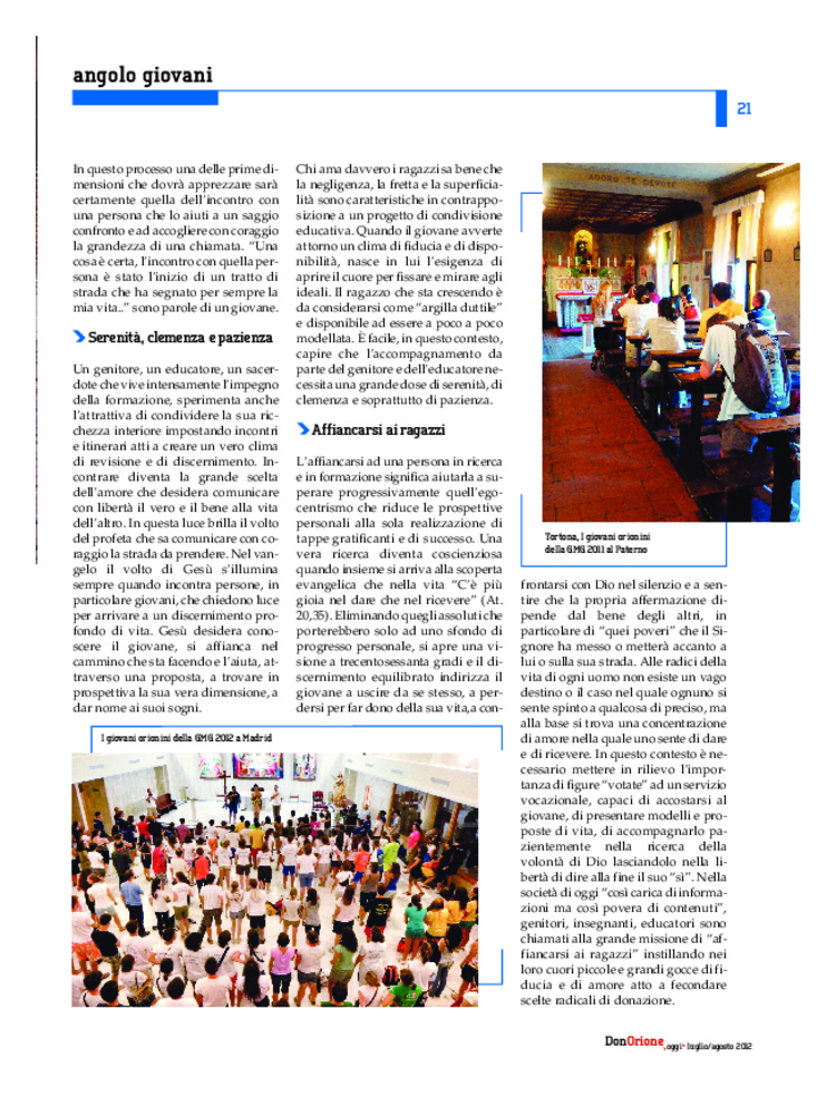 Don Orione oggi, 2012, 07, pagina 21