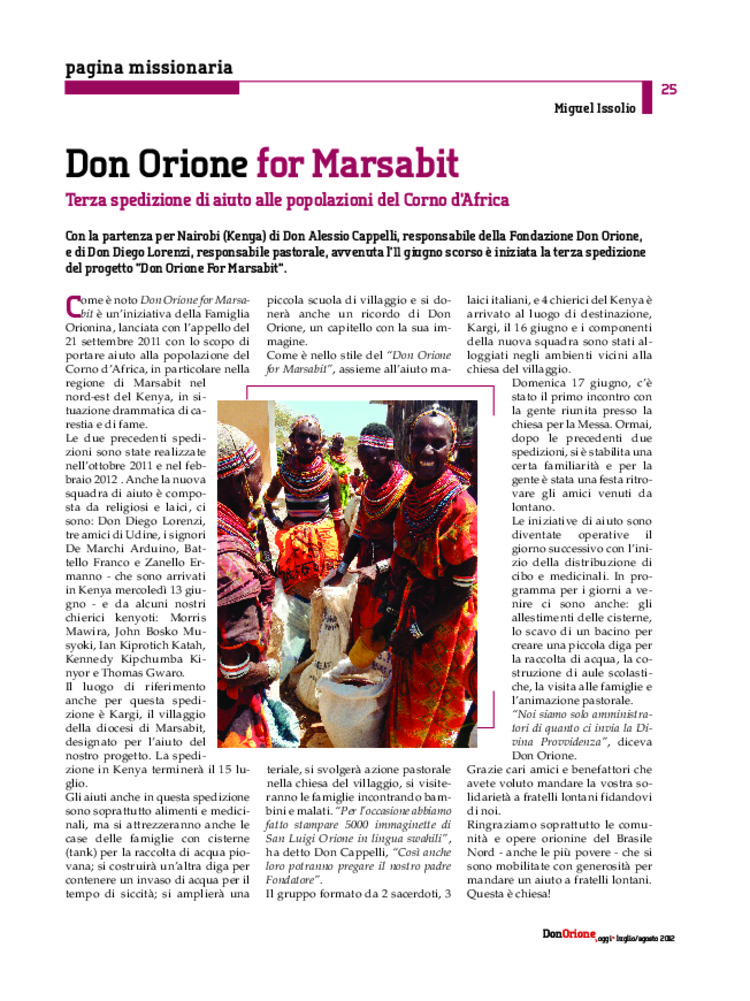 Don Orione oggi, 2012, 07, pagina 25