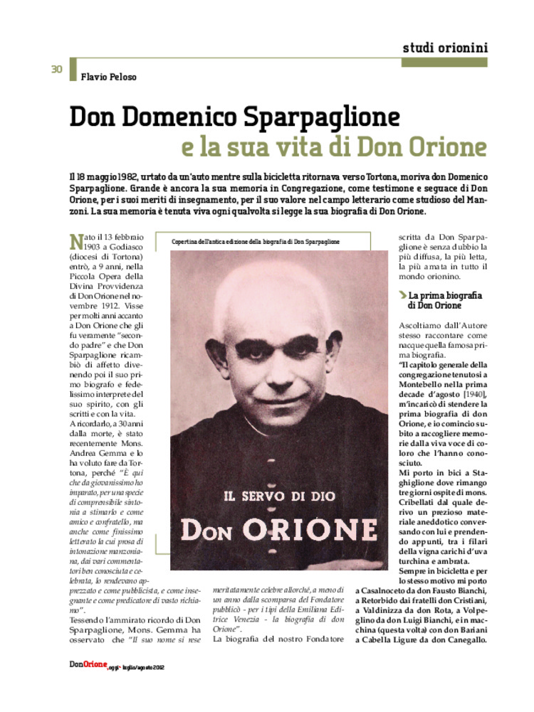Don Orione oggi, 2012, 07, pagina 30