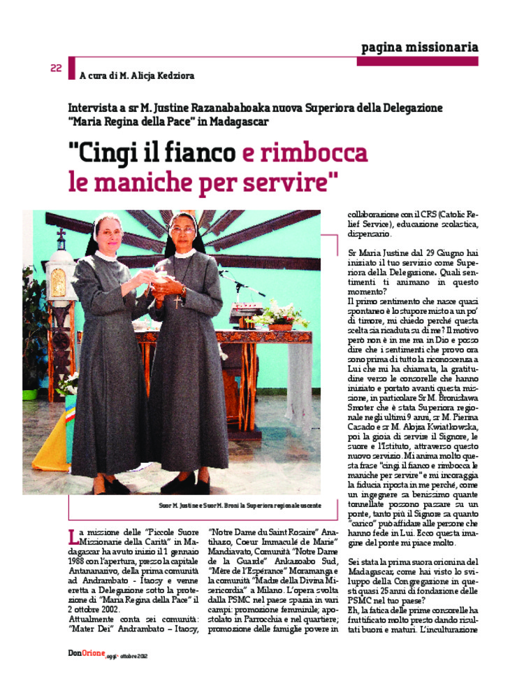 Don Orione oggi, 2012, 08, pagina 22