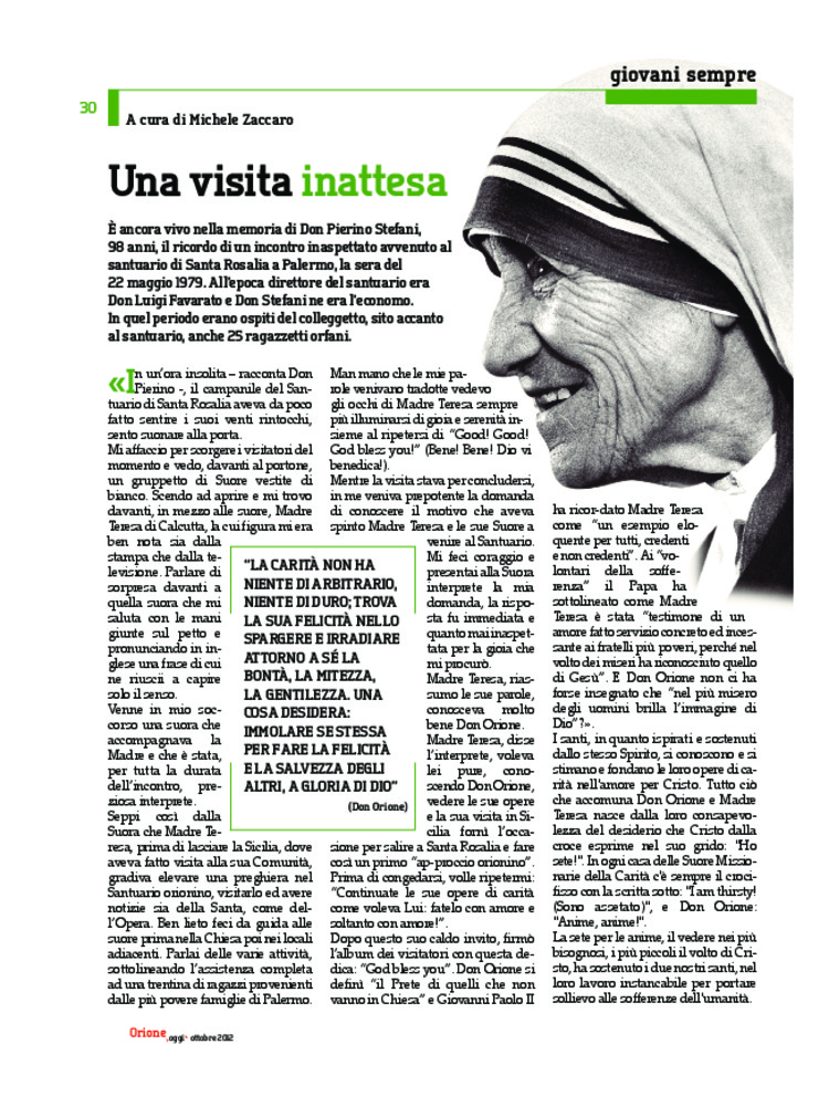 Don Orione oggi, 2012, 08, pagina 30