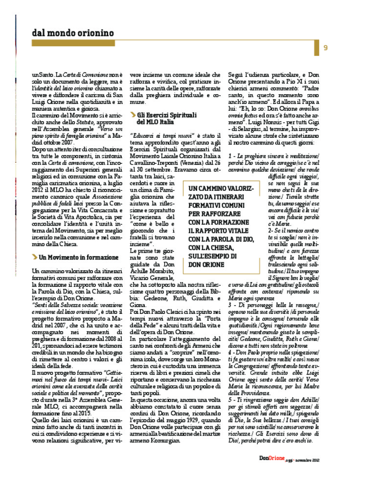 Don Orione oggi, 2012, 09, pagina 9