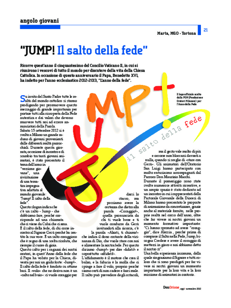 Don Orione oggi, 2012, 09, pagina 21