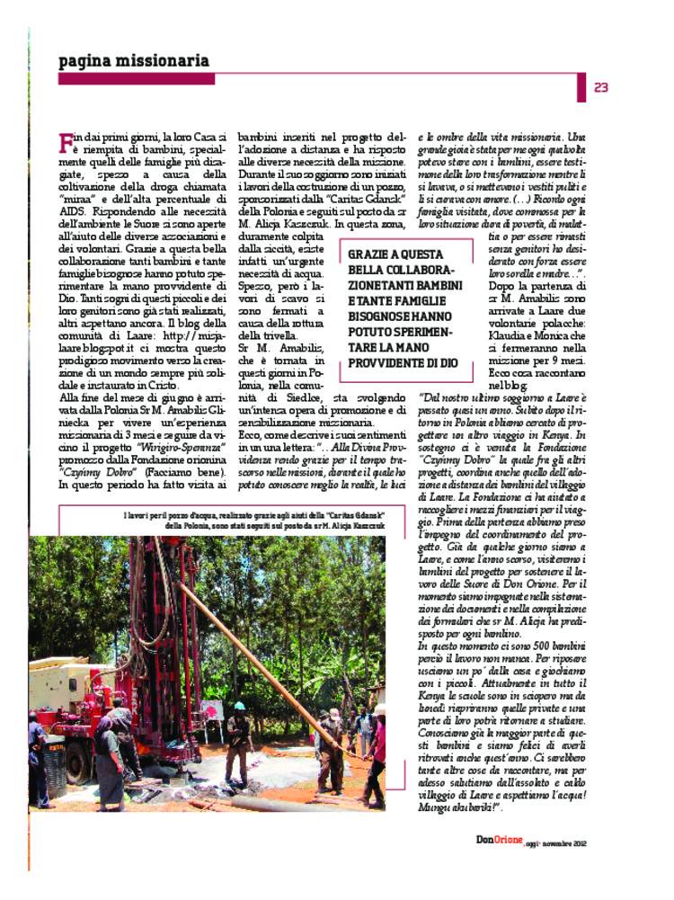 Don Orione oggi, 2012, 09, pagina 23