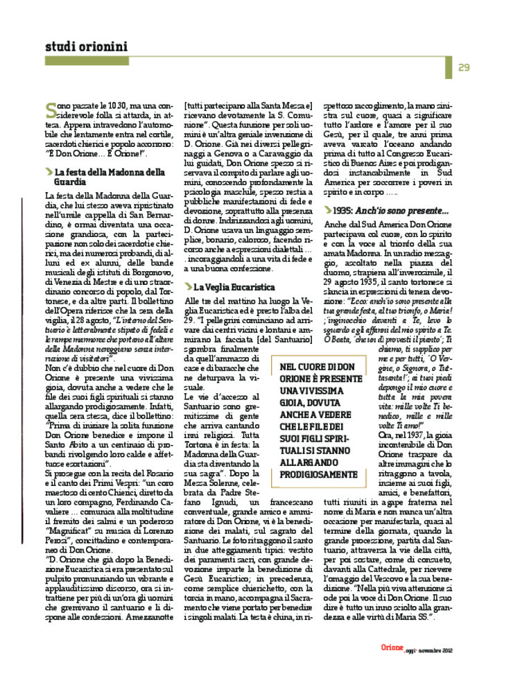 Don Orione oggi, 2012, 09, pagina 29