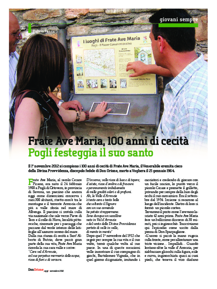 Don Orione oggi, 2012, 09, pagina 30