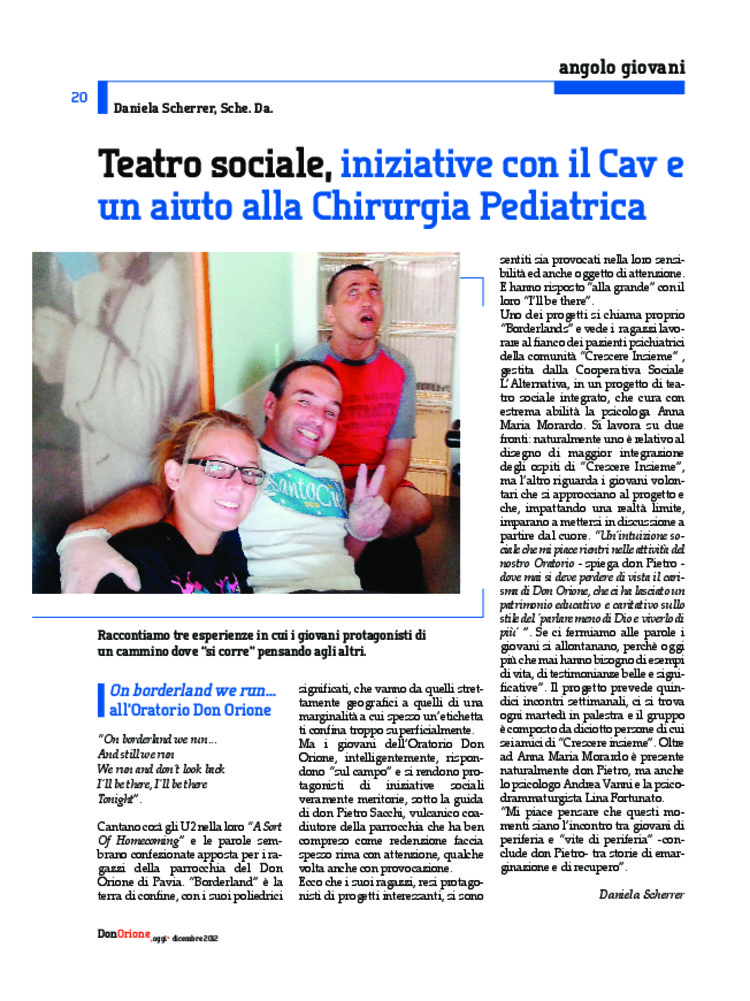 Don Orione oggi, 2012, 10, pagina 20