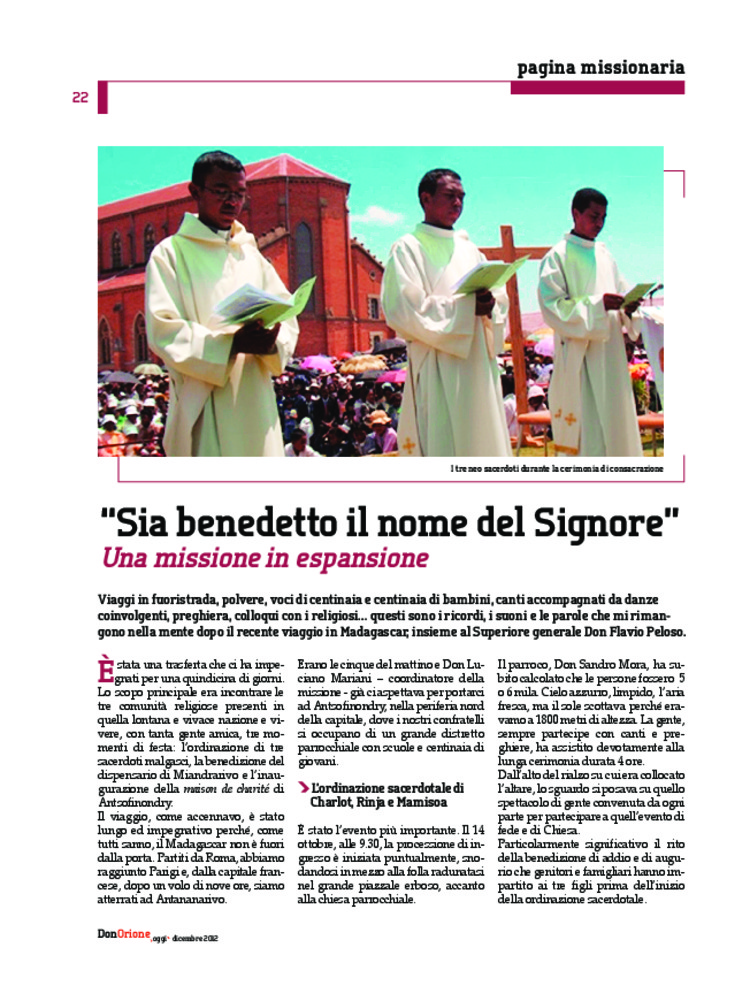 Don Orione oggi, 2012, 10, pagina 22