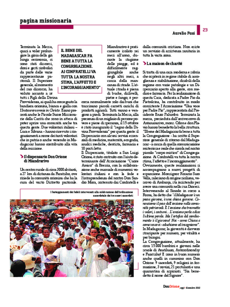 Don Orione oggi, 2012, 10, pagina 23