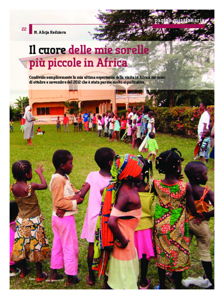 Don Orione oggi, 2013, 01, pagina 22