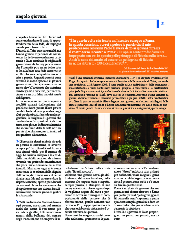 Don Orione oggi, 2013, 02, pagina 21