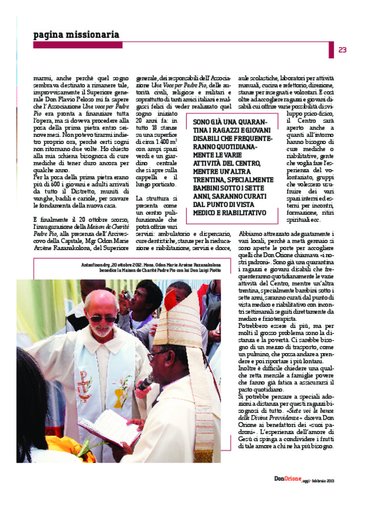 Don Orione oggi, 2013, 02, pagina 23