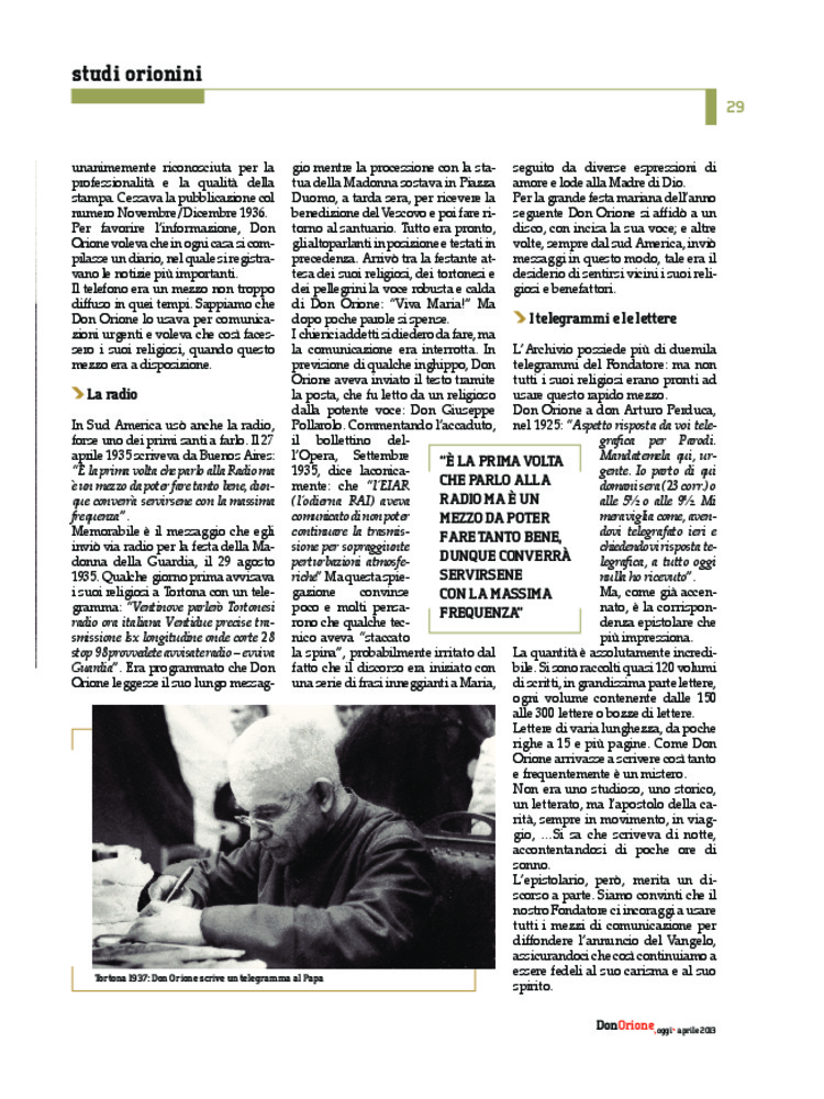 Don Orione oggi, 2013, 04, pagina 29