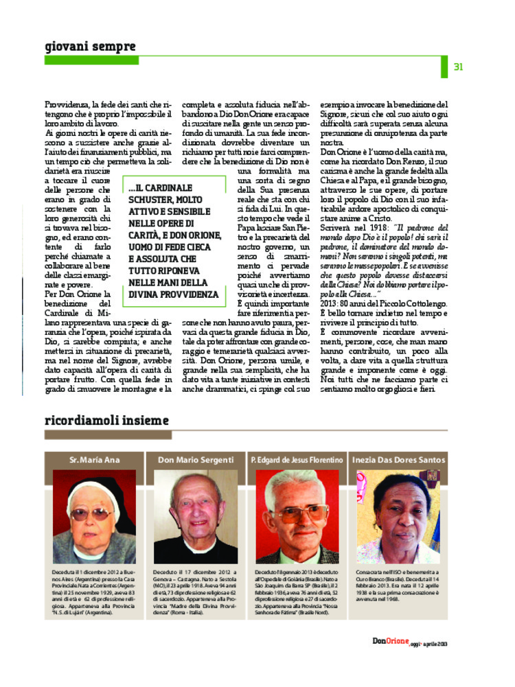 Don Orione oggi, 2013, 04, pagina 31