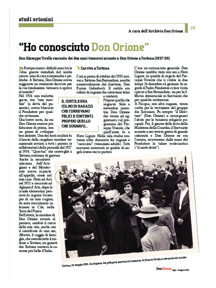 Don Orione oggi, 2013, 05, pagina 29