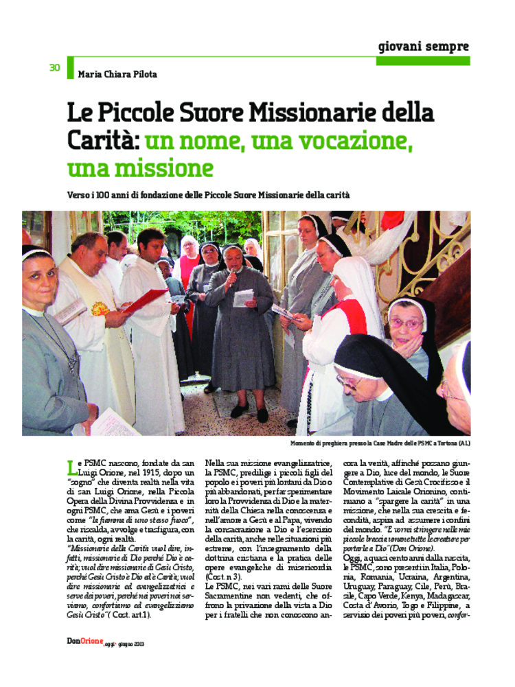 Don Orione oggi, 2013, 06, pagina 30