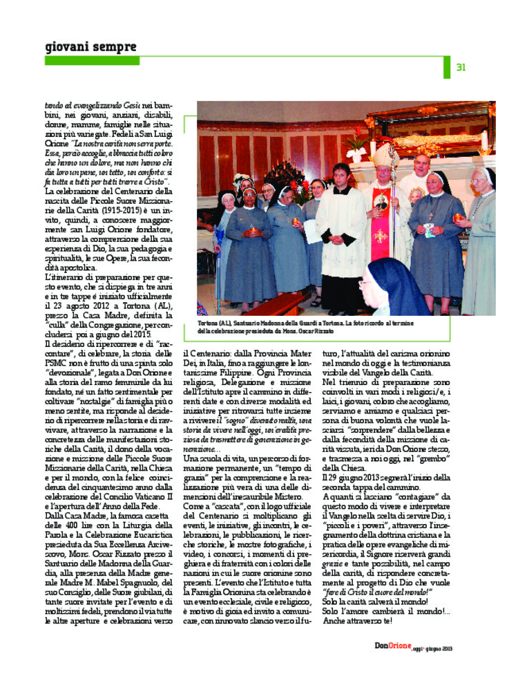 Don Orione oggi, 2013, 06, pagina 31