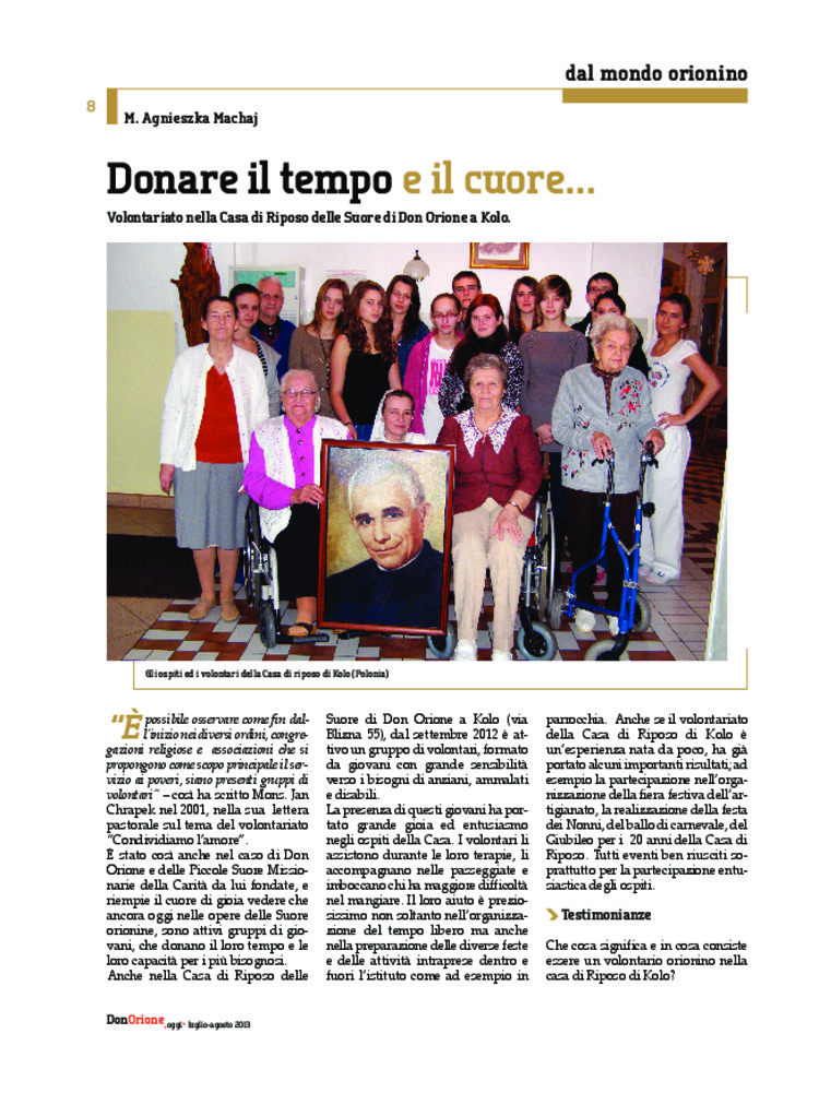Don Orione oggi, 2013, 07, pagina 8