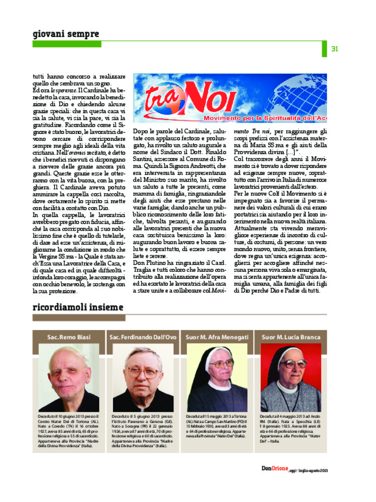 Don Orione oggi, 2013, 07, pagina 31