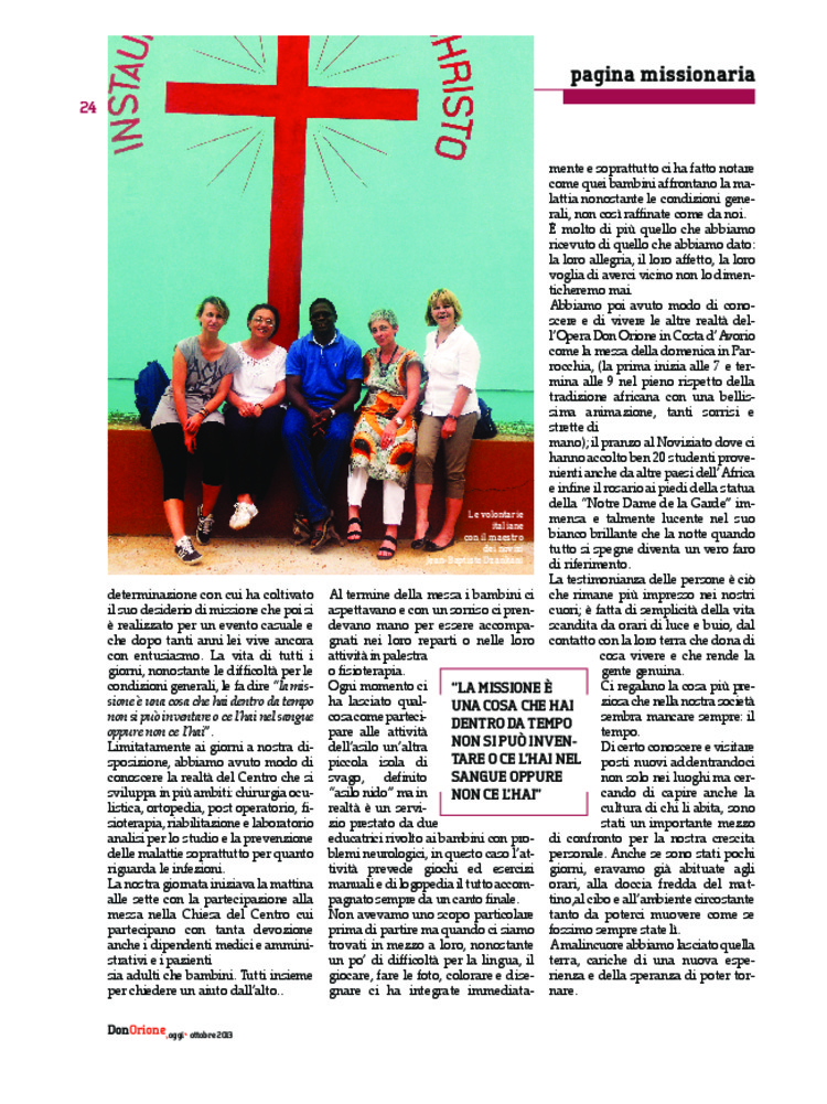 Don Orione oggi, 2013, 08, pagina 24