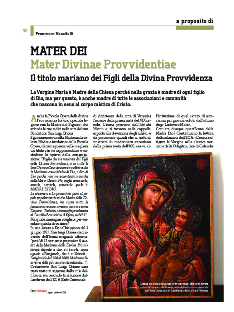 Don Orione oggi, 2013, 08, pagina 30