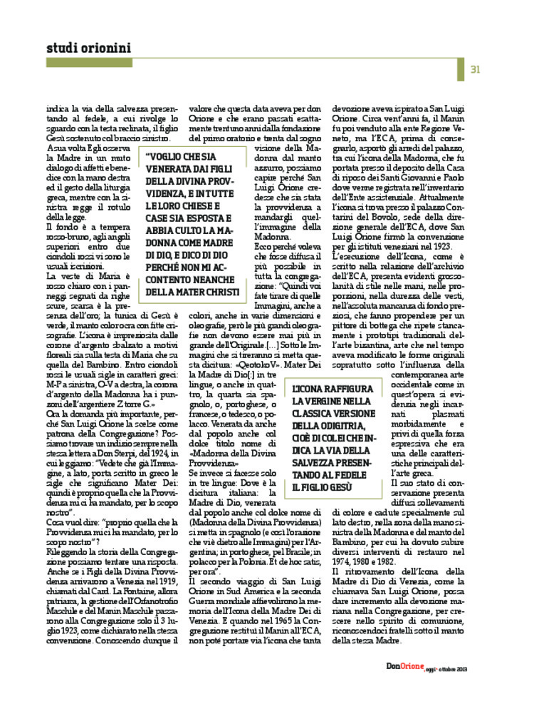 Don Orione oggi, 2013, 08, pagina 31