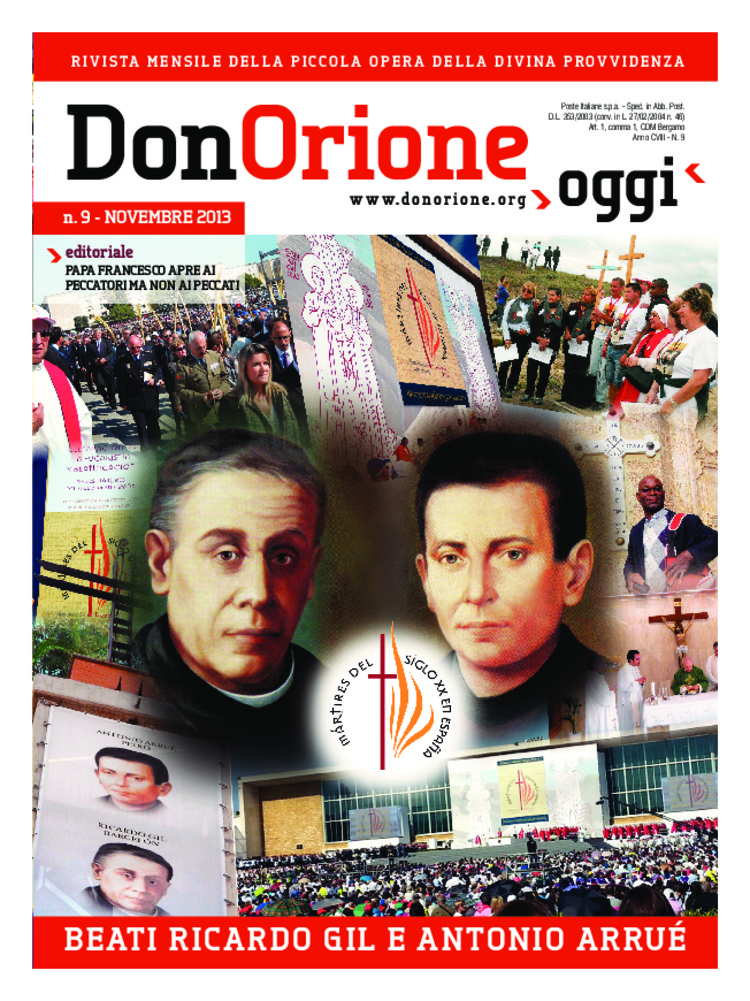 Don Orione oggi, 2013, 09, pagina 1