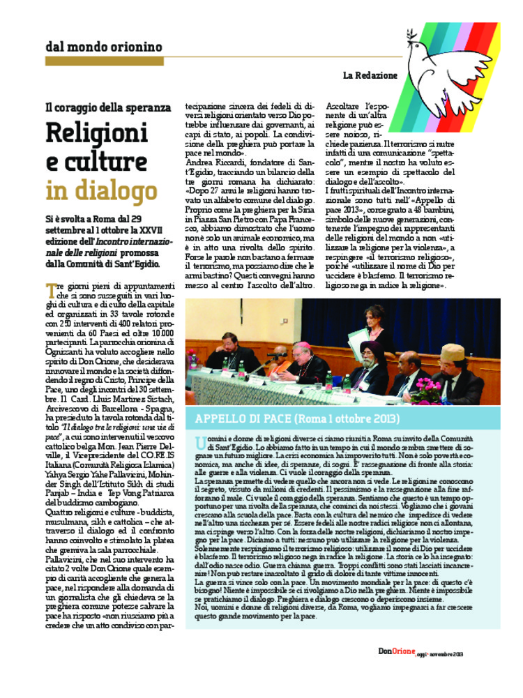 Don Orione oggi, 2013, 09, pagina 19