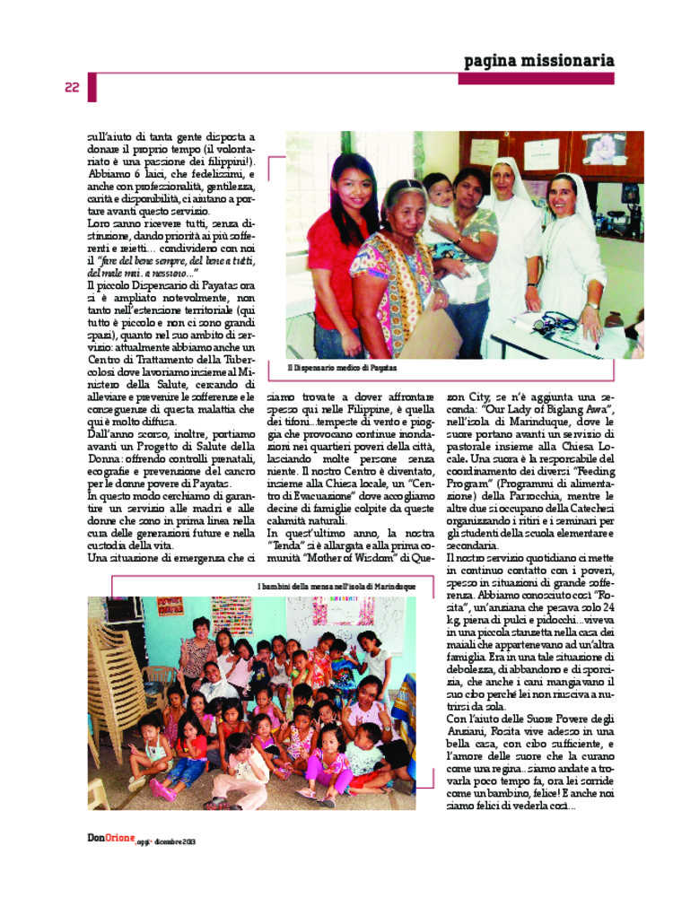 Don Orione oggi, 2013, 10, pagina 22