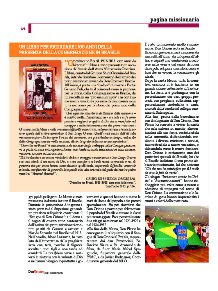 Don Orione oggi, 2013, 10, pagina 24