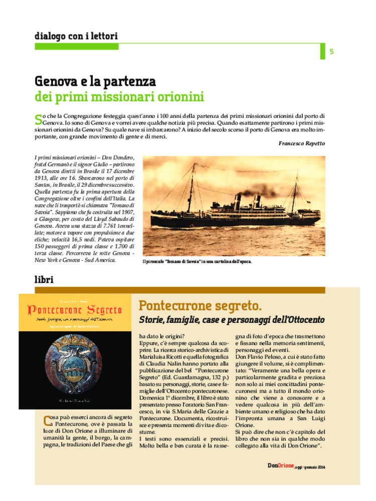 Don Orione oggi, 2014, 01, pagina 6