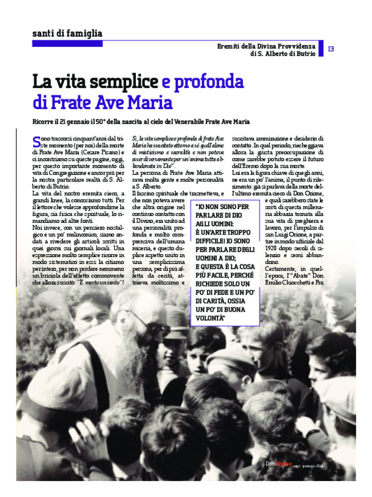 Don Orione oggi, 2014, 01, pagina 14