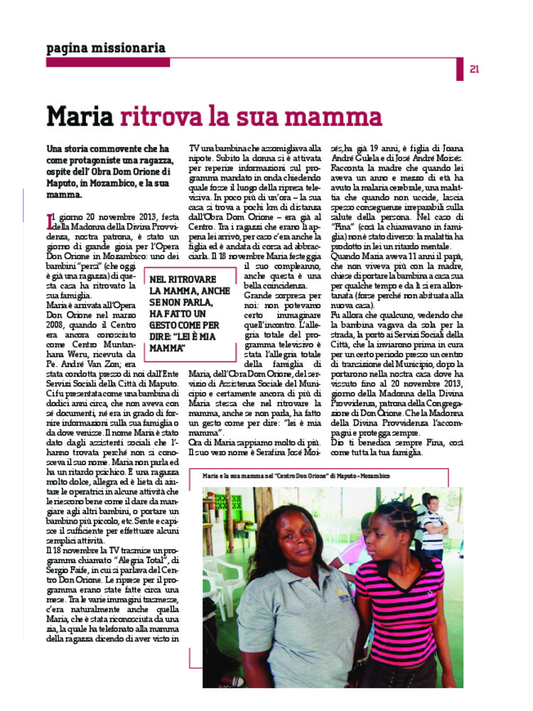 Don Orione oggi, 2014, 01, pagina 22