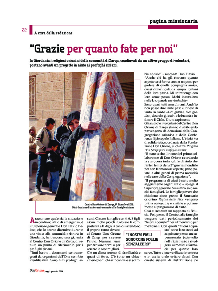 Don Orione oggi, 2014, 01, pagina 23