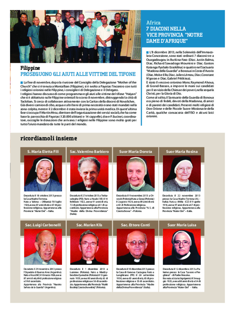 Don Orione oggi, 2014, 01, pagina 28
